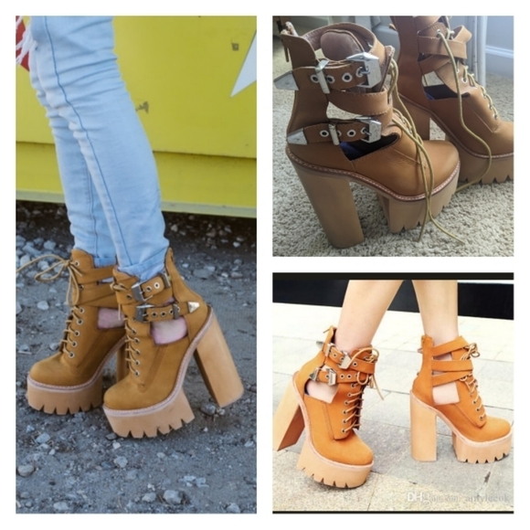 Jeffrey Campbell Abner Platform Boots 